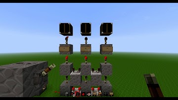 Minecraft Redstone Vertical Reverse-Order Deactivation Circuit