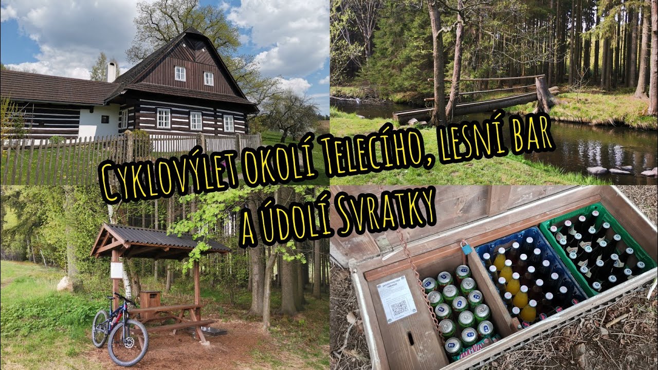Cyklovýlet okolí Telecího u Poličky - Lukasova lípa - Lesní bar - Údolí řeky Svratky / GoPro Hero 8
