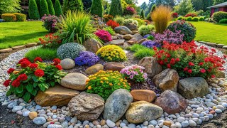 Flower Bed Magic | How to Use Rocks for an Enchanting Garden Oasis