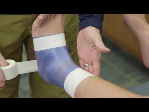 Closed Basket Weave Ankle Taping Skills Video