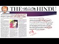 Daily The Hindu Analysis // 3rd February 2021