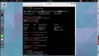 ARP poisoning with Katana Framework