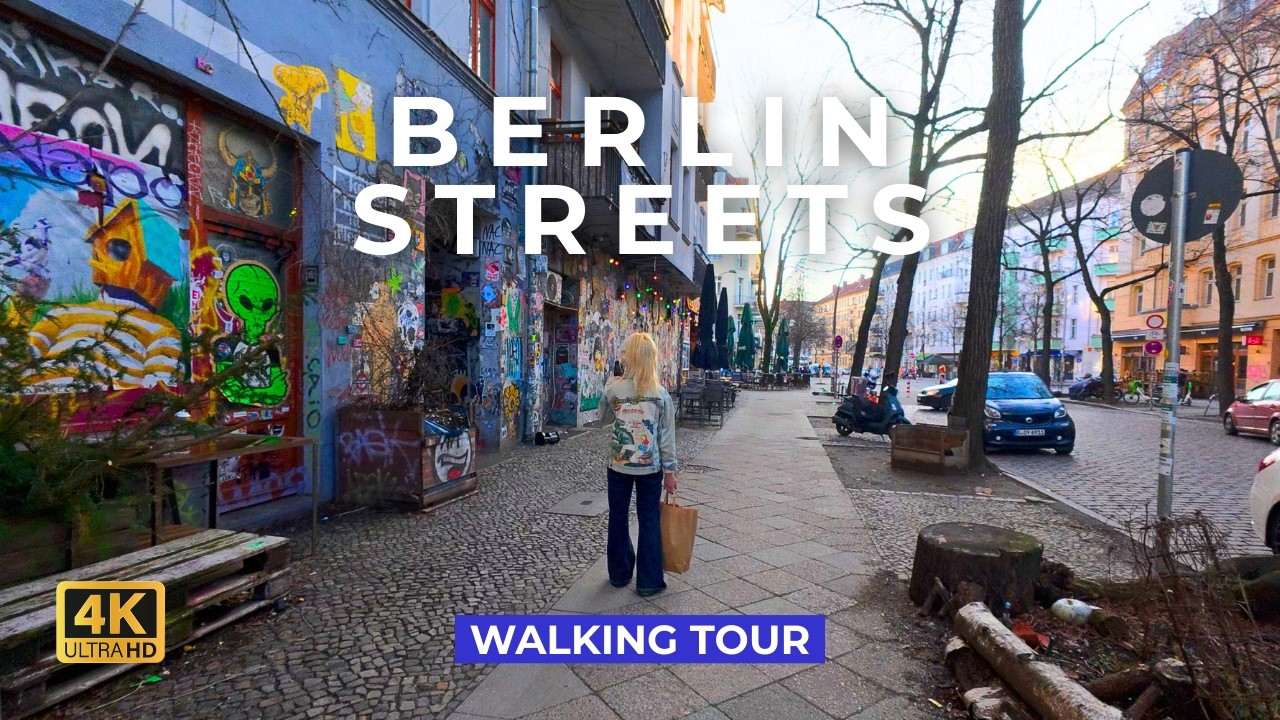 Berlin Friedrichshain Streets - Walk Like a Local [4K]