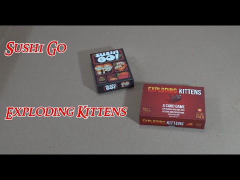 სამაგიდო თამაშები - Sushi Go \u0026 Exploding Kittens - მიმოხილვა