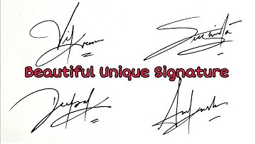 Unique signature style ||  How to create beautiful signature 🔥 | @AnupCalligraphy
