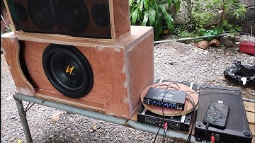 Single subwoofer box for LightningLab 1XL subwoofer