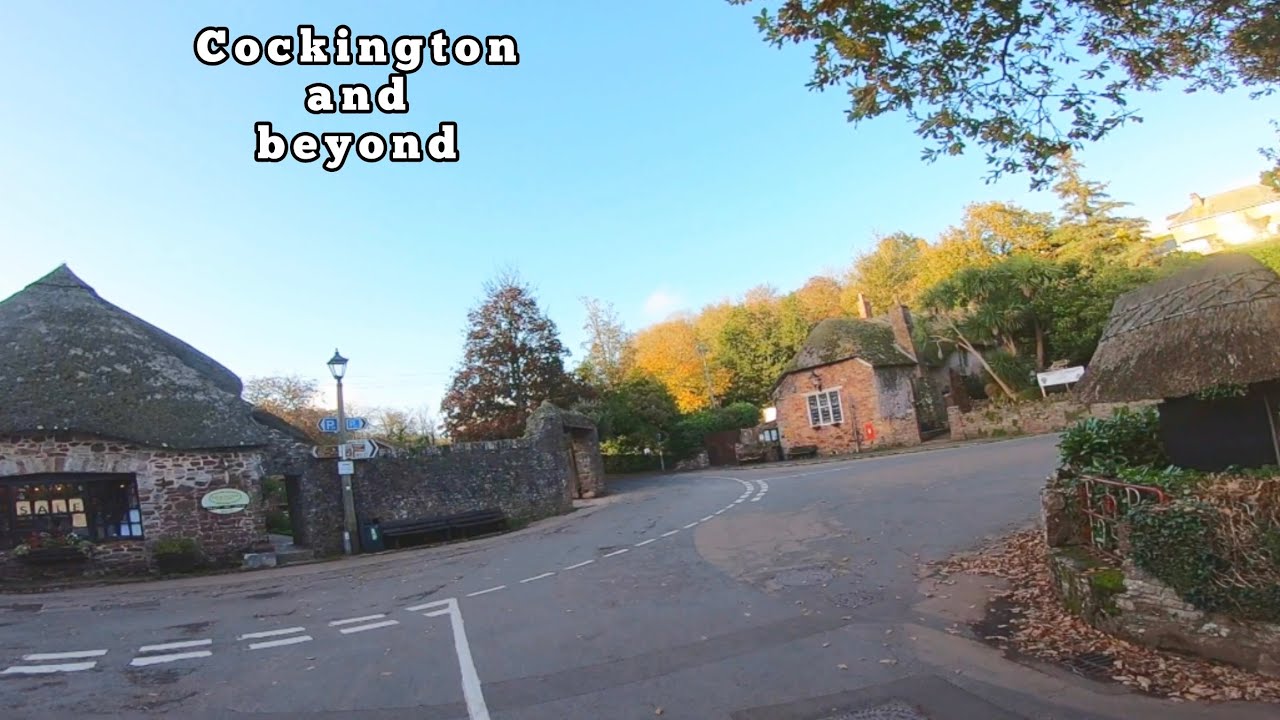 Drive with us 25/10/24 Seafront - Cockington - Chelston - Queensway Torquay South Devon England UK