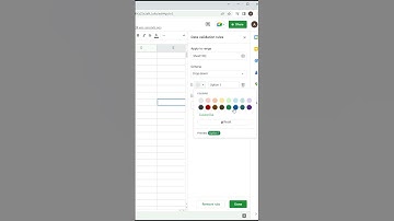 Color Drop Down List #excel #trending #learnexcel #viral