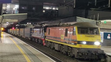 90005 & 90021 Donald Malcolm - 4S47 1915 Daventry Int Rft Recep Fl to Mossend Pd Stirling (Flhh)