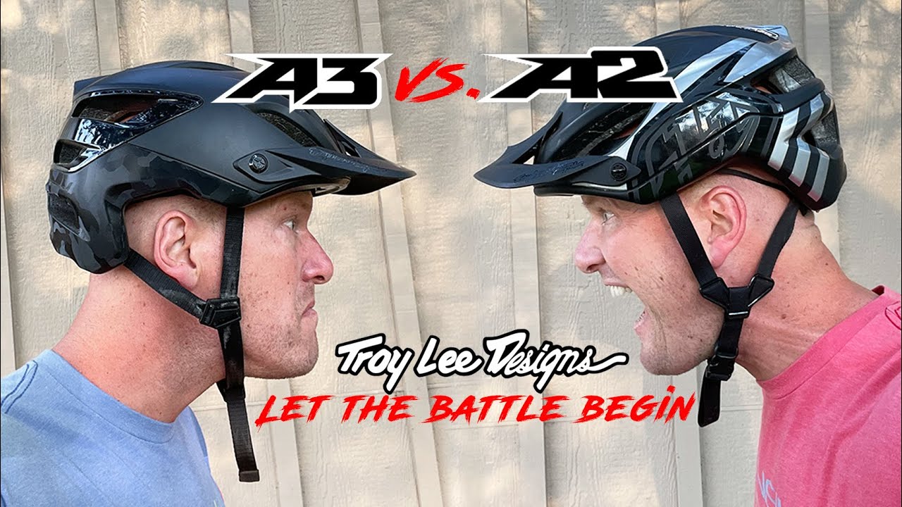 Troy Lee Designs A2 vs A3 Helmet - YouTube