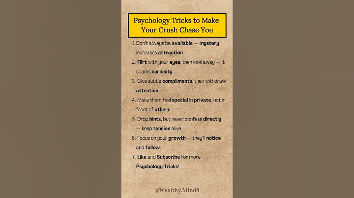 Psychology Tricks to Make Your Crush Chase You