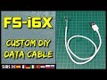 FlySky FS-i6X - Custom DIY Data Cable
