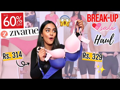 HUGE* ZIVAME SALE TRY ON HAUL at Rs. 314, My 'Zivame Essentials