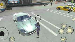 😲Green rope hero kill tank and helicopter.Green rope hero : vegas city.green rope hero crime mod apk screenshot 5