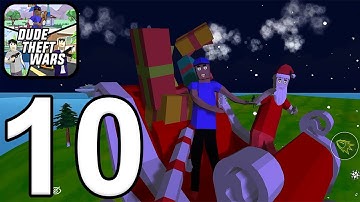 Dude Theft Wars - Gameplay Walkthrough Part 10 - North Pole (iOS, Android)