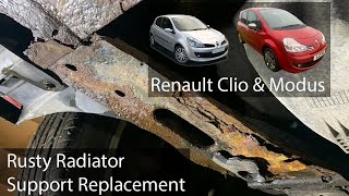 Renault Clio/Modus Rusty Radiator Mounting Cross Member Replacement