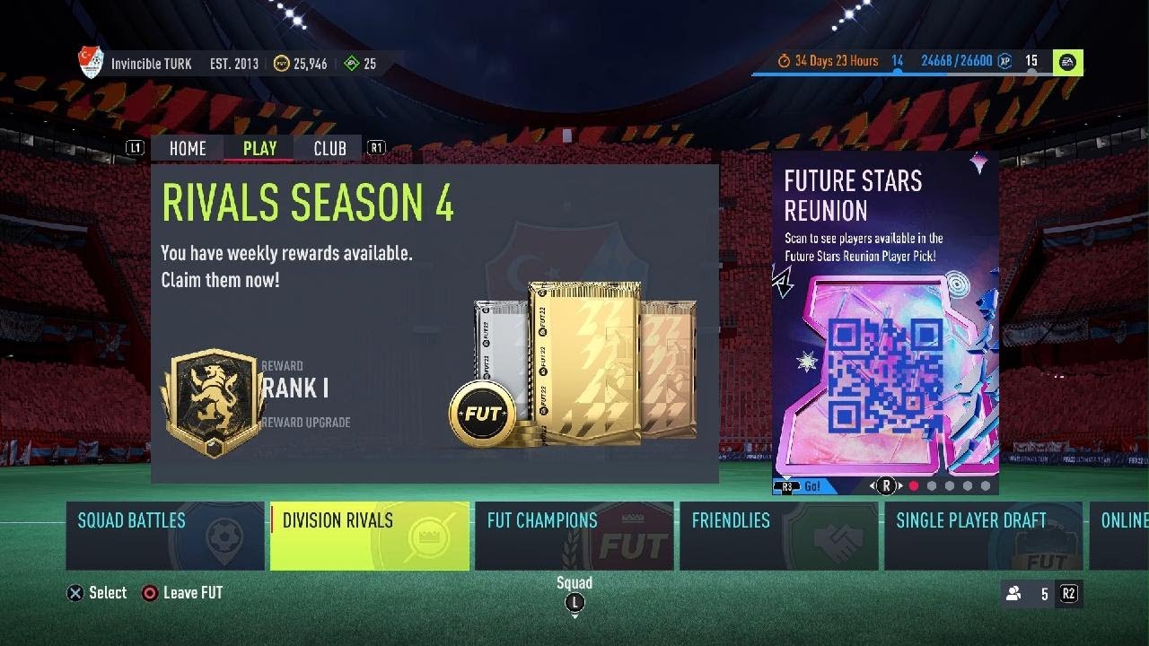 FIFA 22 - Elite Division Rewards 