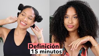 Rizos con prisa  Técnica para definir el cabello rizado súper rápido :: Frizzydesi