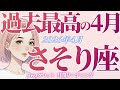 4月の運勢🌸さそり座 これはやばい。史上最高の4月になるッ‼️すべて報われる‼️これまで頑張ったね✨(お金・仕事・人間関係)
