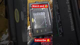 Ultrasonic Testing #ndt  #pipeline🔥 UT Practical #explain#shorts#viral #weld  #ultrasonictesting