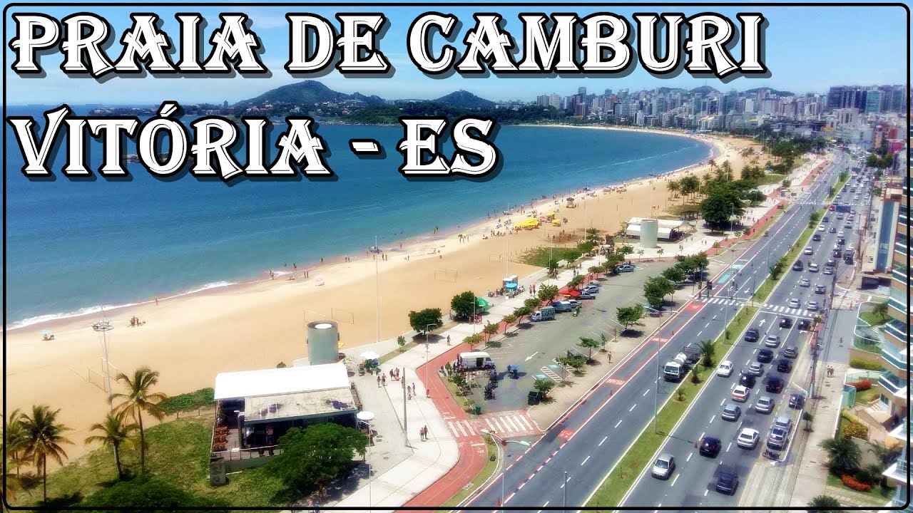 ANDANDO NA ORLA DA PRAIA DE CAMBURI EM VITÓRIA, ES / PASSANDO PELO CALÇADÃO ATÉ A ESTÁTUA DE IEMANJA