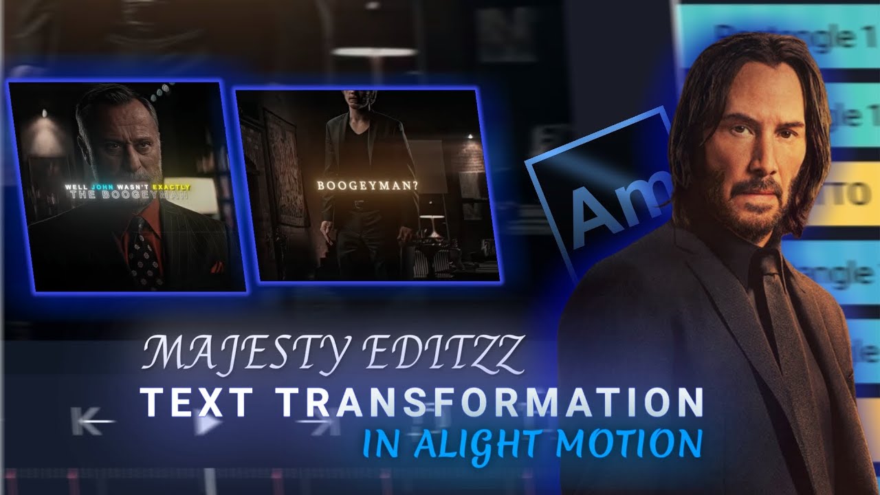 @Majestyeditlike text effect in Alight motion (+Preset) || Ae like text ...