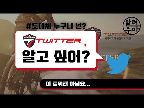 19 누구냐 넌 트위터 자전거 TWITTER Bicycle 