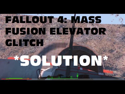 Fallout 4 elevator glitch fixed