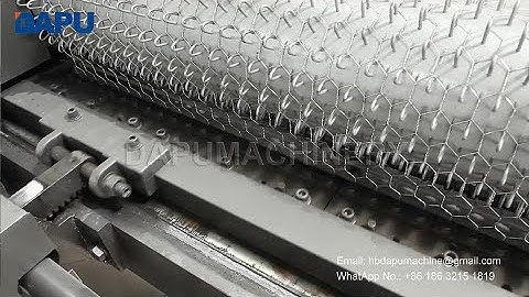 Automatic hexagonal wire mesh netting machine | Reverse type