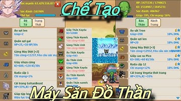 Hồi Ức Ngọc Rồng - Chế tạo thành công máy săn boss lụm đồ thần , ngày kiếm 50,70 củ khoai