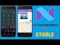 Android Nougat 7.0.1 ( Cyanogenmod 14) Impressions