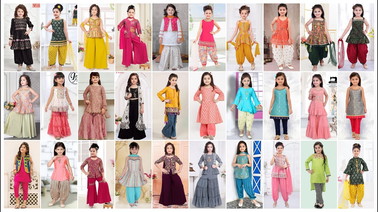 👰‍♀️ kids patiala salwar Suit dress ideas | Little Girls Punjabi Suit Designs|Little Girl dress 2025