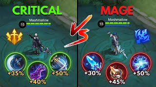 critical vs mage build silvanna