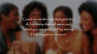 Whitney Houston & CeCe Winans - Count On Me chords