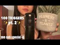 ASMR 100 TRIGGERS IN 1 MINUTE