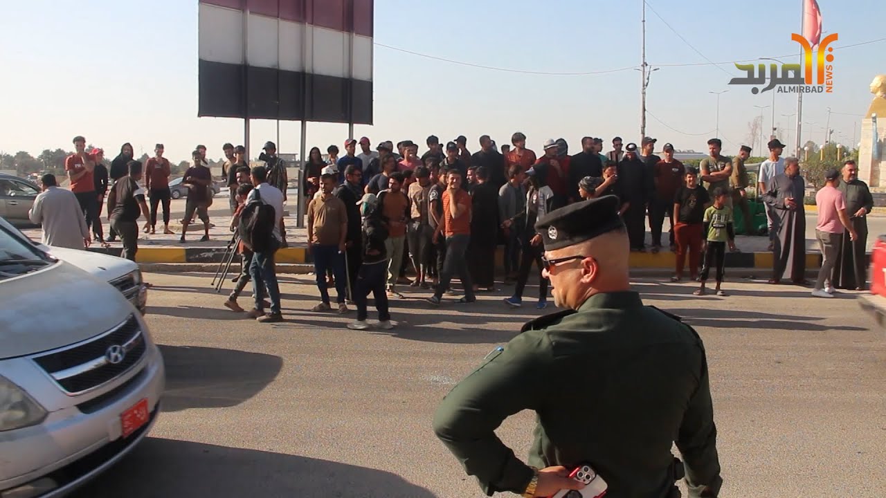 أهالي قضاء الغراف شمال ذي قار يتظاهرون عطشا