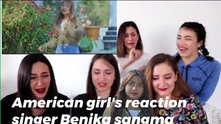 Benika sangma Mashup remix classic song(reaction By American girl's @BenikaSangma