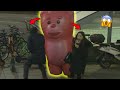 The Craziest Screams Ever. Giant pink bear Prank (post-credits scene)