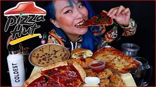 The Pizza Hut Picnic Eating Challenge #BattleRaina - Collab w/ Wayne, Katina, & Freakeating
