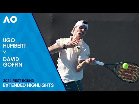 Ugo humbert v david goffin extended highlights | australian open 2024 first round