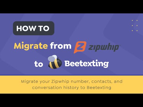 Zipwhip Alternative - How to Migrate From Zipwhip to Beetexting