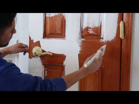 How to Paint a Stained Door - Peak Pro Painting - Denver, Colorado