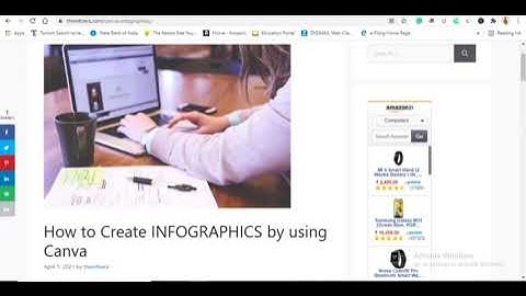 How to Create Infographics Using Canva and Embed it on blog 👌