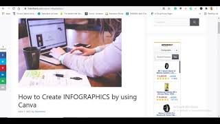 How to Create Infographics Using Canva and Embed it on blog 👌