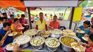 ₹7 Soft Idli |  800 Fluffy Idlis Every Single Day | 3 Idlis with Sambar, Chutney & Ghugni for ₹20 screenshot 5