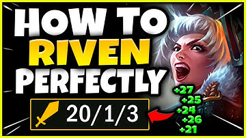 HOW TO PLAY RIVEN PERFECTLY EVERY GAME IN SEASON 12 😈