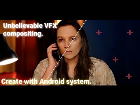 VFX compositing create on Android system, Prisma 3D support alight motion
