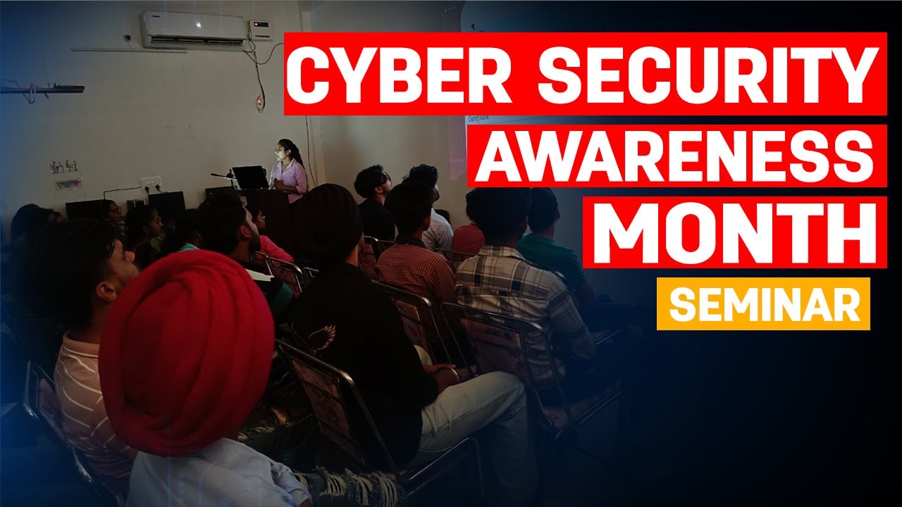 cyber-security-awareness-month-seminar-shivaye-classes-youtube