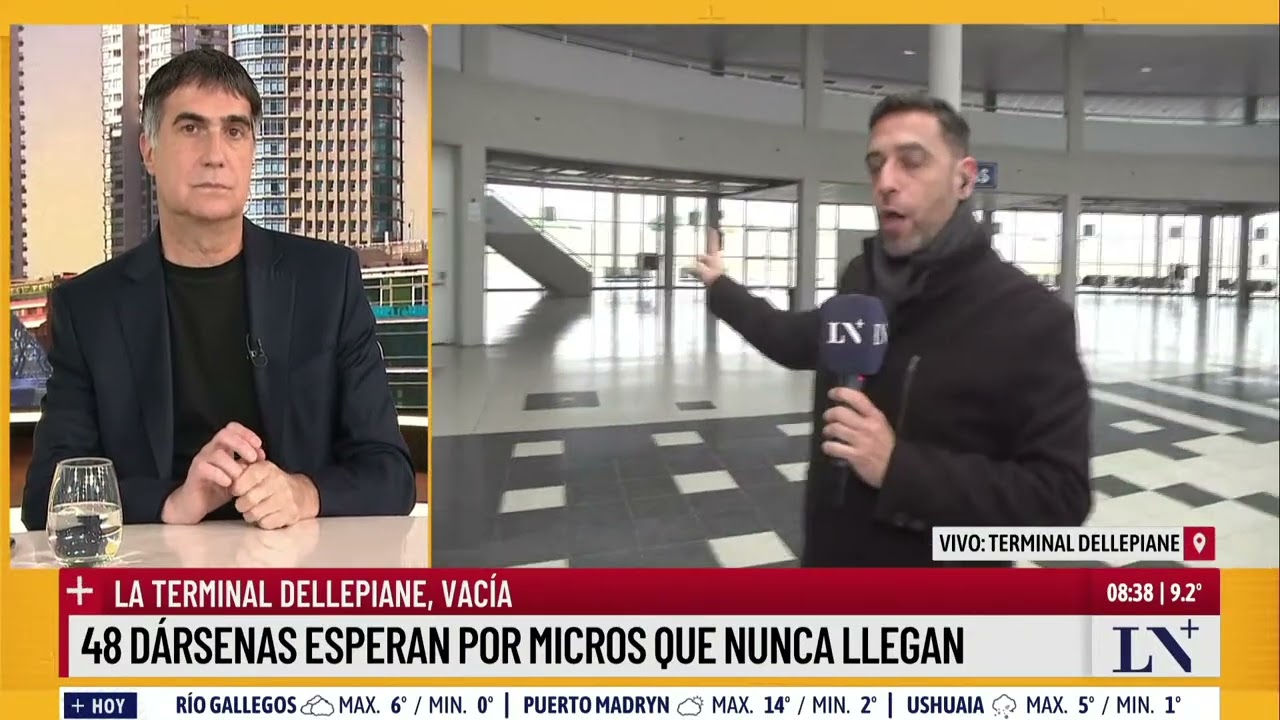 La terminal Dellepiane, vacía y sin micros: se inauguró en 2017 y está prácticamente abandonada