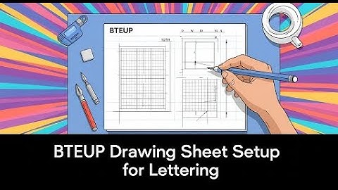 Layout & Title Block #Engineeringgraphics #graphics#Polytechnicexam #bteupexam #polytechniccollege91